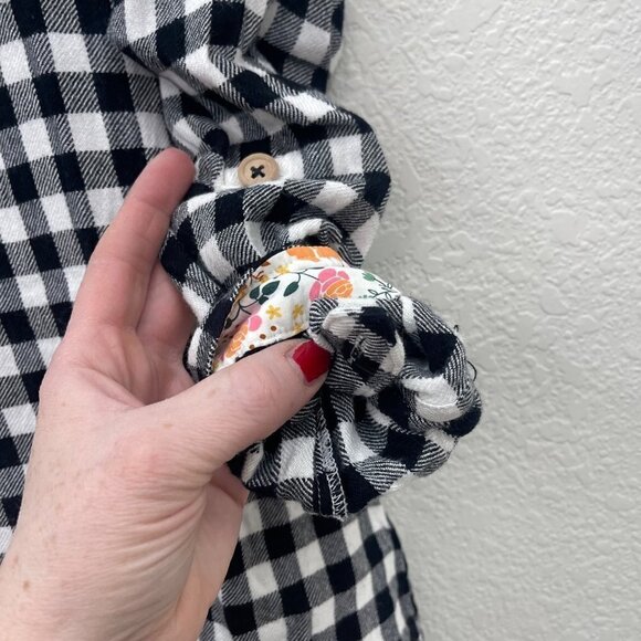 Matilda Jane Joanna Gaines Magnolia Dreams Plaid Popover Shirt Top Womens Small - Picture 5 of 7